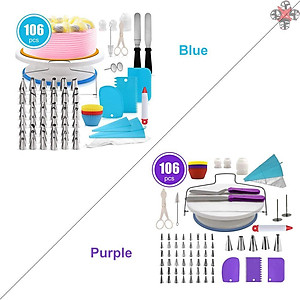Set 106 Dụng Cụ Trang Trí Bánh Kem Bằng Thép Không Gỉ