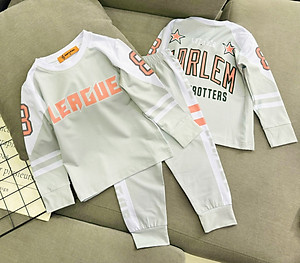 Đồ bộ bé trai, Bộ ngủ dài tay cho bé trai hình thể thao Siêu nhân từ 12-40kg chất thun lạnh mềm mịn mát