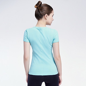 Áo Thun T-Shirt Nữ Tập Yoga Gym Hibi Sports TS002 Kiểu 1 Lớp Phủ Bụng