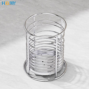 Ống đựng đũa muỗng thìa để bàn inox 304 Hobby home decor OD4
