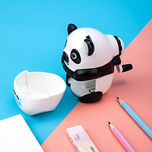 Gọt Chì Quay Tay Hình Gấu Trúc Deli - 1 Chiếc - E0518