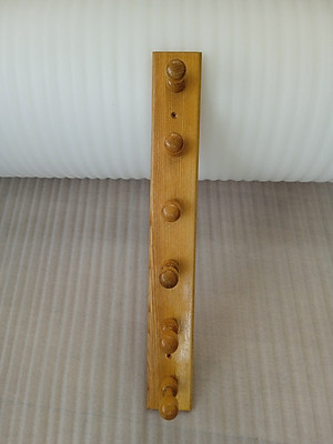 Giá treo quần áo gỗ N H home 6 móc màu tự nhiên 