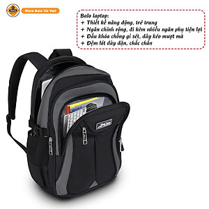 Balo Laptop Chống Sốc Cao Cấp Thời Trang XBAGS Xb 2002 – Balo Đựng Laptop 15.6 Inch, Dù 900 PU Chống Nước, Tiện Dụng Sang Trọng Đẳng Cấp!