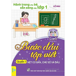 Combo 2 cuốn Bước đầu tập viết