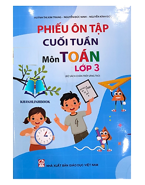 Sách - phiếu ôn tập cuối tuần môn toán lớp 3 ( chân trời sáng tạo )