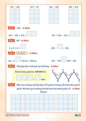 Combo Đề Kiểm Tra Toán, Tiếng Việt Lớp 2 - Kết Nối Tri Thức