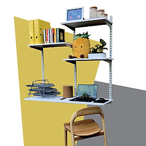 Bộ 4 Tay Đỡ Kệ Ray Tường Con Thuyền SMLIFE Railshelf L37 - Phụ Kiện Thành Phần Để Lắp Hệ Kệ Ray Tường Railshelf