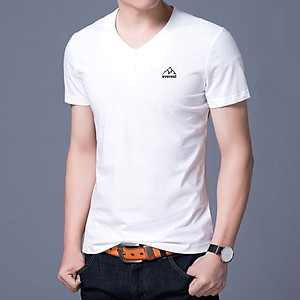 Áo thun nam ngắn tay cổ tim cúc ngực thời trang Sitaki cao cấp ATN04-5 màu