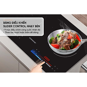 Bếp đôi điện từ hồng ngoại Sunhouse SHB81011-EC - Hàng chính hãng