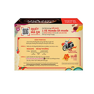 [CÀO TRÚNG THƯỞNG TẾT] Cà phê đen hòa tan NESCAFÉ CAFÉ VIỆT (16g x 15 gói)