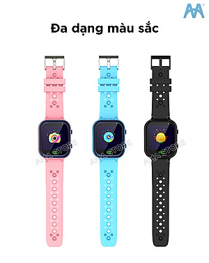 Đồng hồ Thông minh Trẻ em Model Q15 lắp SIM nghe gọi 2 chiều 3 màu Xanh Hồng Đen Hàng chính hãng