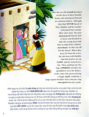 Sách Aladdin Và Cây Đèn Thần (Song Ngữ Anh - Việt)