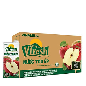 Thùng 12 hộp VFRESH Nước táo ép 100% (1Lx 12 hộp)