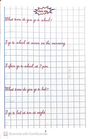 Sách Luyện Viết Tiếng Anh Trình Bày Trên Giấy Ô Li Dành Cho Học Sinh Lớp 4 Tập 2