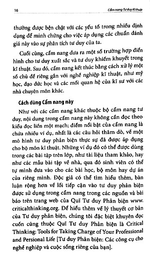 Cẩm Nang Tư Duy Kĩ Thuật