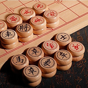 [GỖ TỰ NHIÊN CAO CẤP] Bộ cờ tướng gỗ sồi cao cấp kích thước 40 x 35cm, Bộ cờ tướng cao cấp khắc nét tinh xảo có bàn là hộp đựng gấp gọn - Hàng chính hãng D Danido