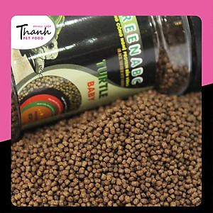 Thức ăn bò sát Rùa Nước nhãn GREENABC – Cung cấp protein, canxi, lipid giúp tăng kích thước, mai cứng - Hộp 50g và 230g
