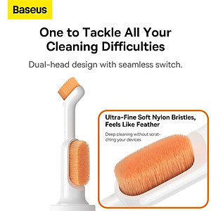 Bộ Bàn Chải Vệ Sinh Đa Năng Baseus Cleaning Brush Làm Sạch Tai Nghe Airpods Điện Thoại Bàn Phím - Hàng Chính Hãng