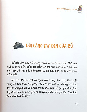 Sách Cookie Và Mẹ Tạp Dề - Đôi Găng Tay Đen Của Bố