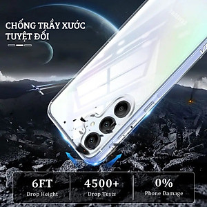 Ốp lưng dẻo silicon trong suốt mỏng 0.6mm cho Samsung Galaxy A55 A35 A25 A15 A05 A05s M15 hiệu HOTCASE Thin - Hàng nhập khẩu