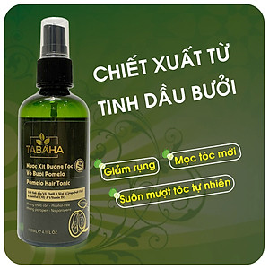 Xịt mọc tóc nhanh tinh dầu vỏ bưởi Tabaha 120ml dành cho Nam giới bị rụng tóc, tóc thưa