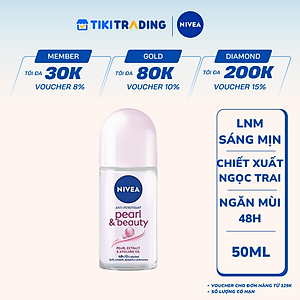 Lăn Ngăn Mùi NIVEA Pearl & Beauty Ngọc Trai Quyến Rũ (50ml) - 83735