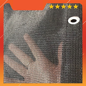 LƯỚI CHE NẮNG -MAY VIỀN, KHUY - MÀU ĐEN - SIZE 2M X 3M