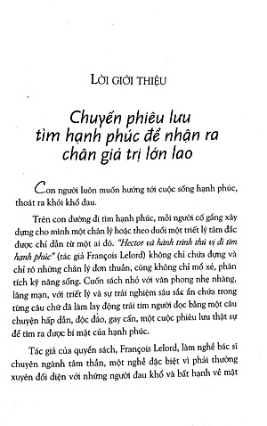Sách Hector Và Hành Trình Thú Vị Đi Tìm Hạnh Phúc
