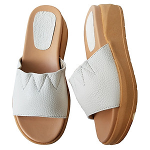 Dép Nữ Da Bò Thật BIGGBEN Cao 5 Phân DNQN55