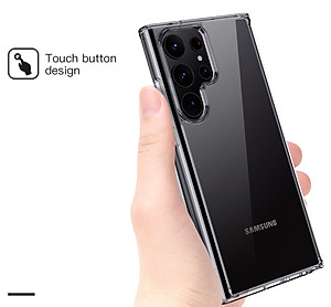 Ốp lưng chống sốc cho Samsung Galaxy S23, S23 Plus, S23 Ultra hiệu Likgus Crashproof (siêu mỏng, chống chịu mọi va đập, chống ố vàng) - Hàng nhập khẩu