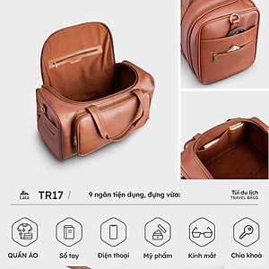 Túi du lịch Lata ( Thời trang nam, nữ tiện lợi cỡ lớn - Túi da TR17 )