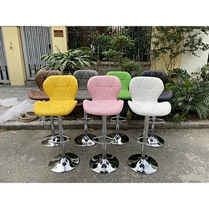 Ghế xoay quầy bar Tundo mặt đệm hình tam giác hiện đại