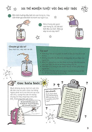 Sách 101 Thí Nghiệm - Tuyệt Vời Ông Mặt Trời (Tập 4)