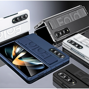 Ốp lưng chống sốc đeo tay cho Samsung Galaxy Z Fold 3 / Z Fold 4 / Fold 5 Fold 6 5G có đai đeo hand trap chống rơi rớt hiệu HOTCASE Luxury Silicone Wristband Case - chất liệu cao cấp, thiết kế thời trang sang trọng có đai đeo tay an toàn - Hàng nhập khẩu