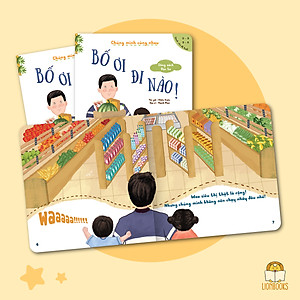 Set 3 cuốn Chúng Mình Cùng Nhau (Em Thương Cún Lắm, Bố Ơi Đi Nào, Xèo Xèo Mẹ Nấu) - Sách Cho Bé 0-3 4-6 Tuổi Gắn Kết Tình Cảm Gia Đình