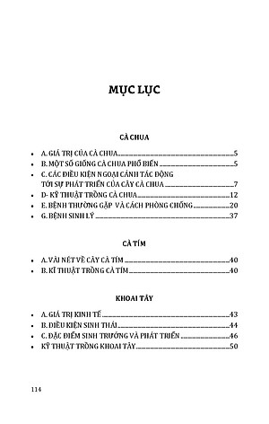Kỹ Thuật Trồng, Chăm Sóc Cho Năng Suất Cao: Cà Chua, Cà Tím, Khoai Tây, Ngô, Đậu (Tái bản 2024)