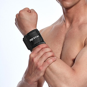 Băng Quấn Bảo Vệ, Hỗ Trợ Khớp Cổ Tay REXCHI Khi Tập Gym, Chơi Thể Thao, Tập Tạ - Hàng Chính Hãng