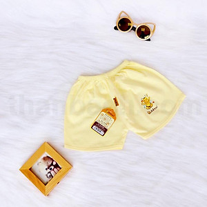 Combo 5 quần ngắn sơ sinh vải 100% cotton đủ màu xinh xắn cho bé