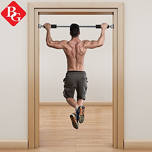 BG Xà Đơn Treo Tường Gắn Cửa Đa Năng Độ Dài Tùy Chỉnh Giúp Bạn Tập Gym, Tập Cơ Bụng, Cơ Vai, Cơ Xô 60-150Cm - Chính Hãng