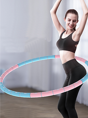 Vòng Lắc Eo Giảm Mỡ Bụng Ống Thép Bọc Mút Xốp - Tùy Chỉnh Độ Nặng - Chính Hãng miDoctor