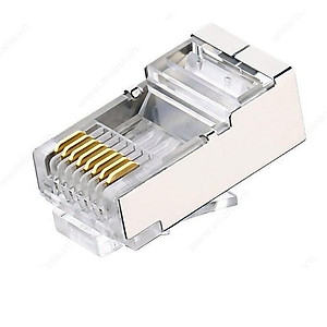 Đầu RJ45 CAT5e Ten da TEH5E010 Hộp 100 Hạt - Hàng chính hãng