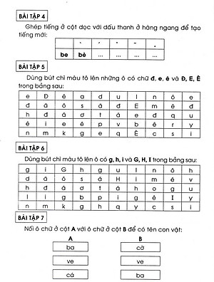 Sách Bài Tập Trắc Nghiệm Tiếng Việt 1(Theo Chương Trình Tiểu Học Mới Định Hướng Phát Triển Năng Lực) ( Tái Bản)