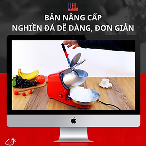 Máy xay đá bào, đá tuyết mịn 4 lưỡi, 2 nắp Mitomo MBD - 500 MAX HÀNG CHÍNH HÃNG - BẢO HÀNH 3 NĂM