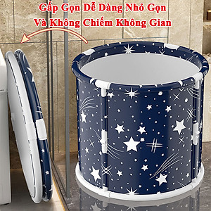 Bồn Tắm Gấp Gọn KUNBE Ngâm Người Xông Hơi Giữ Nhiệt Tiện Lợi