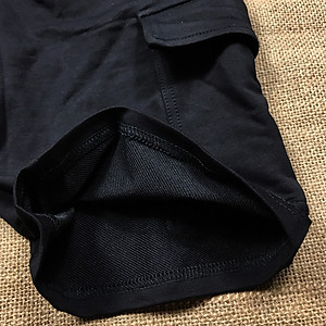 Quần short thể thao nam túi hộp, quần tập gym nam thun cotton cao cấp QDAE003