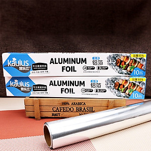 Giấy Bạc Nướng Thực Phẩm, Màng Nhôm Nướng Thịt, Bảo Quản Thức Ăn Nồi Chiên Không Dầu, Lò Nướng 30cmx5,10,20m - Hàng Chính Hãng MINIIN