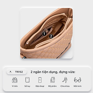 Túi Yuumy ( Thời trang nữ đi chơi size 20 - Túi đeo chéo da Seasand YN152 )