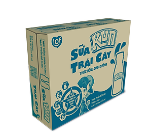 Thùng 48 chai Sữa trái cây KUN hương nho 85ml
