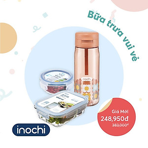Hộp thủy tinh đựng thực phẩm (tròn, vuông, chữ nhật) chính hãng INOCHI - Tiêu chuẩn nhật bản.