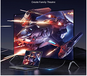 Cáp chuyển đổi Displayport sang HDMI dài 2M hỗ trợ 4K60Hz, 2K144Hz, 1080p240Hz Ugreen 15774 cao cấp - Hàng chính hãng